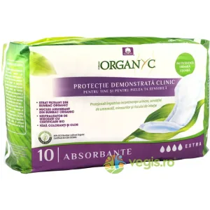 Absorbante Extra pentru Incontinenta din Bumbac Organic 10buc