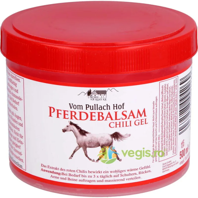 Gel Puterea Calului cu Ardei Iute 500ml Vom Pullach Hof — preț și oferte