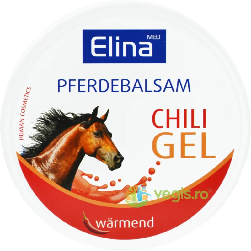 Gel Puterea Calului cu Ardei Iute 500ml ELINA MED — preț și oferte