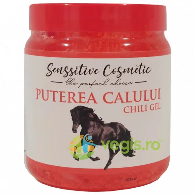 Gel Puterea Calului cu Ardei Iute 500ml SENSSITIVE — preț și oferte