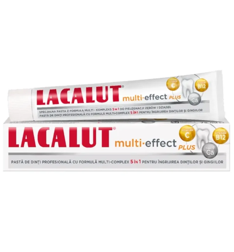 Pasta de dinti Lacalut Multi-efect Plus, Dr. Theiss | 75 ml — preț și oferte