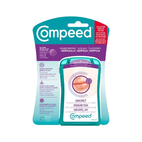Plasturi antiherpetici, Compeed | 15 bucati Johnson's — preț și oferte