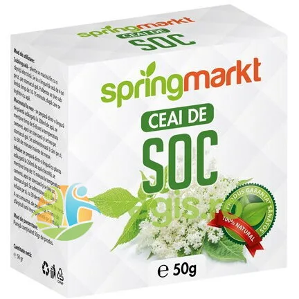 Ceai de Flori de Soc 50g springmarkt — preț și oferte