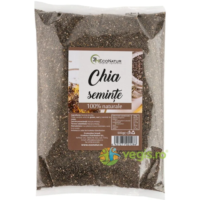 Chia Seminte 500g ECONATUR — preț și oferte