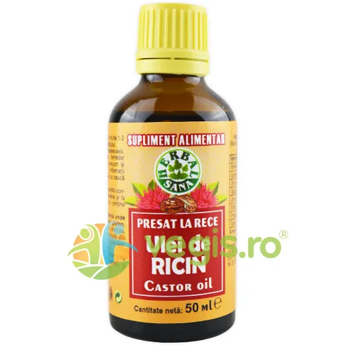 Ulei de Ricin 50ml Herbavit — preț și oferte