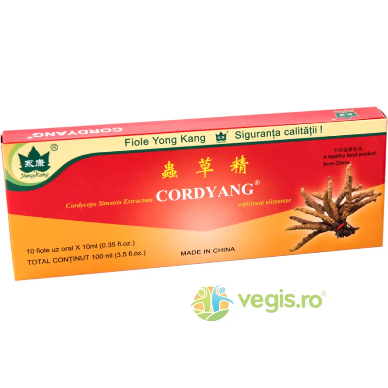 Cordyang 2000mg 10fiole*10ml YONG KANG — preț și oferte