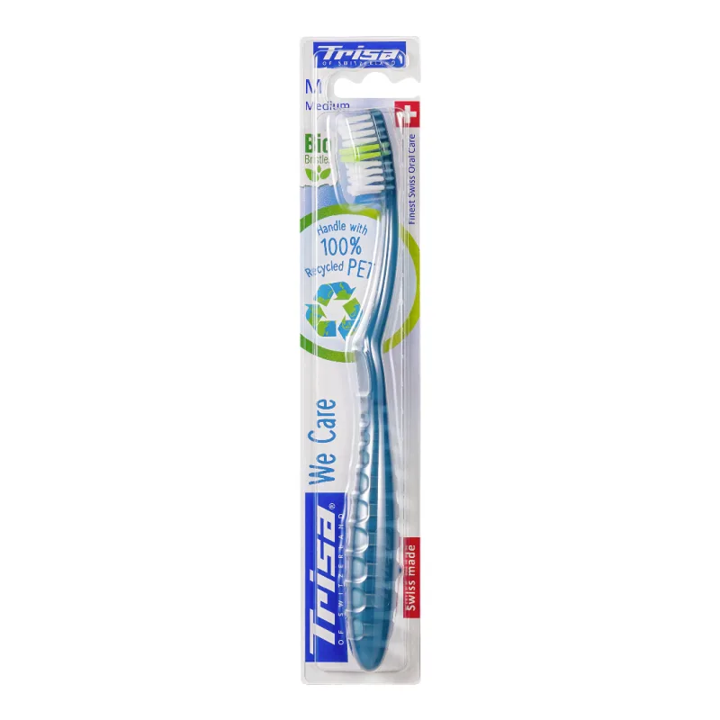 Periuta de dinti manuala We Care, medium, Trisa — preț și oferte