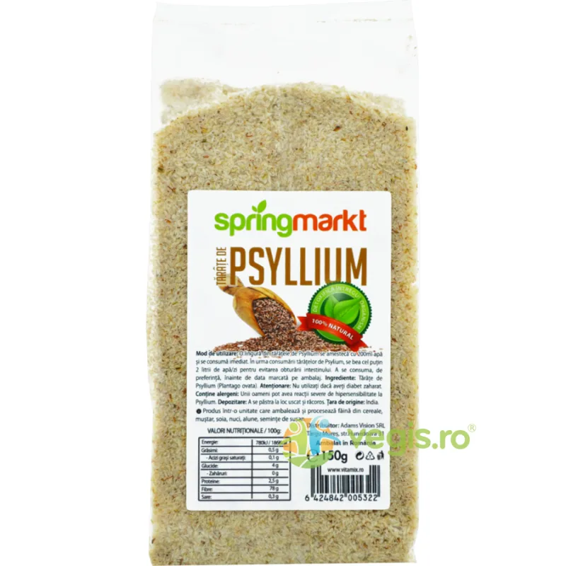 Tarate de Psyllium 150g springmarkt — preț și oferte