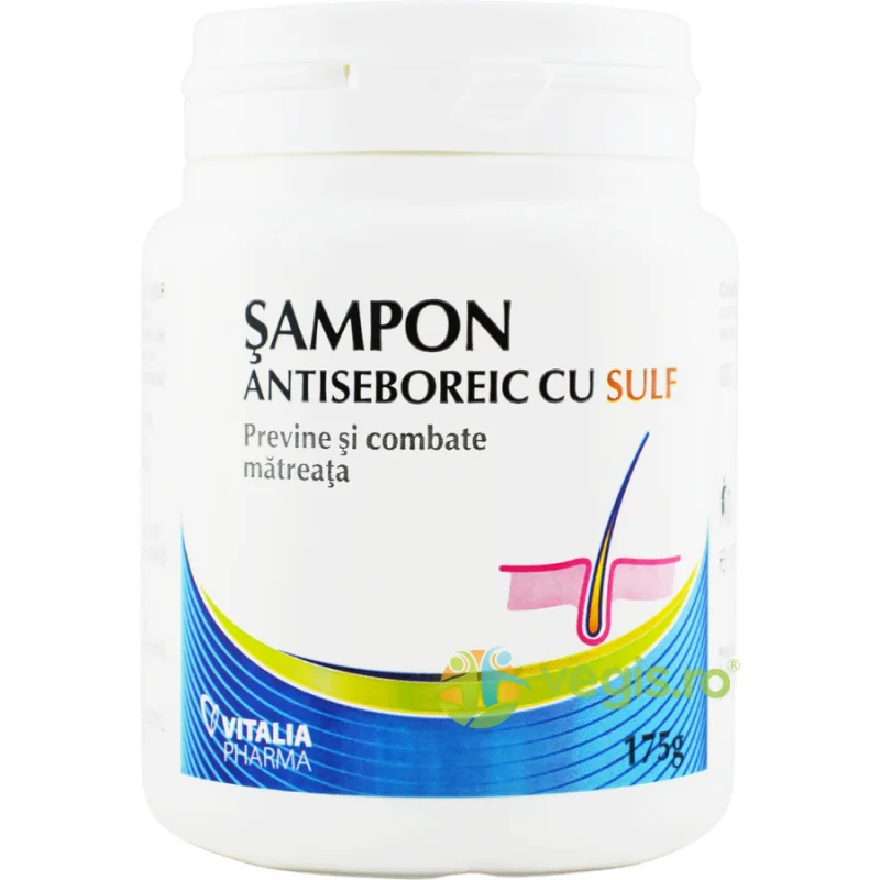 Sampon Antiseboreic cu Sulf 175g VIVA PHARMA — preț și oferte