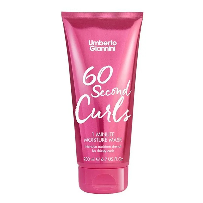 Masca intensiv hidratanta pentru par cret, 60 Second Curls, 200 ml, Umberto Giannini — preț și oferte