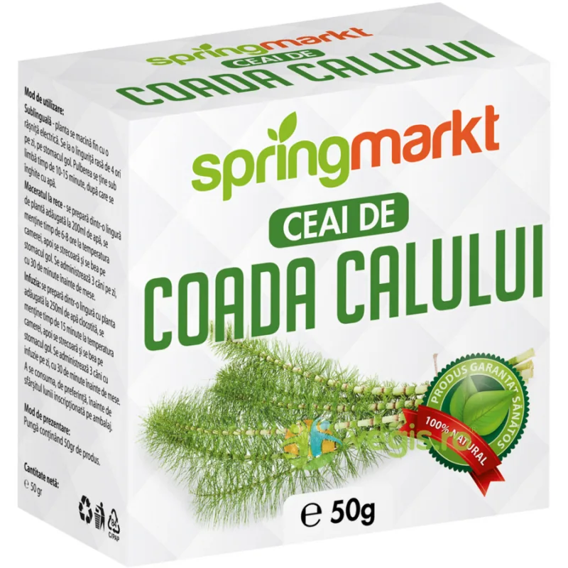 Ceai de Coada Calului 50g springmarkt — preț și oferte