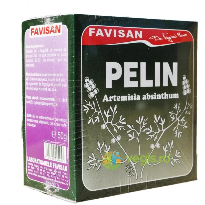Ceai de Pelin 50g Favisan — preț și oferte