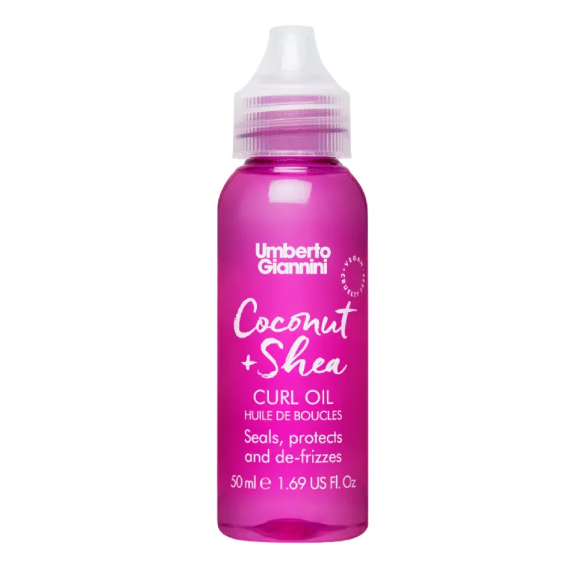Ulei anti-frizz pentru repararea parului cret Curl Oil Bond Repair, 50 ml, Umberto Giannini — preț și oferte