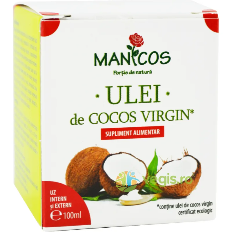 Ulei de Cocos 100ml Manicos — preț și oferte