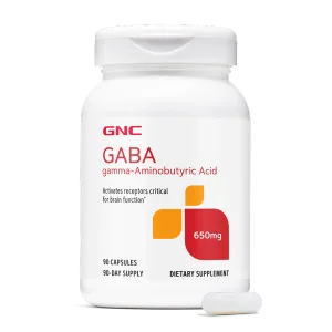 Gaba, 650 mg, GNC | 90 capsule