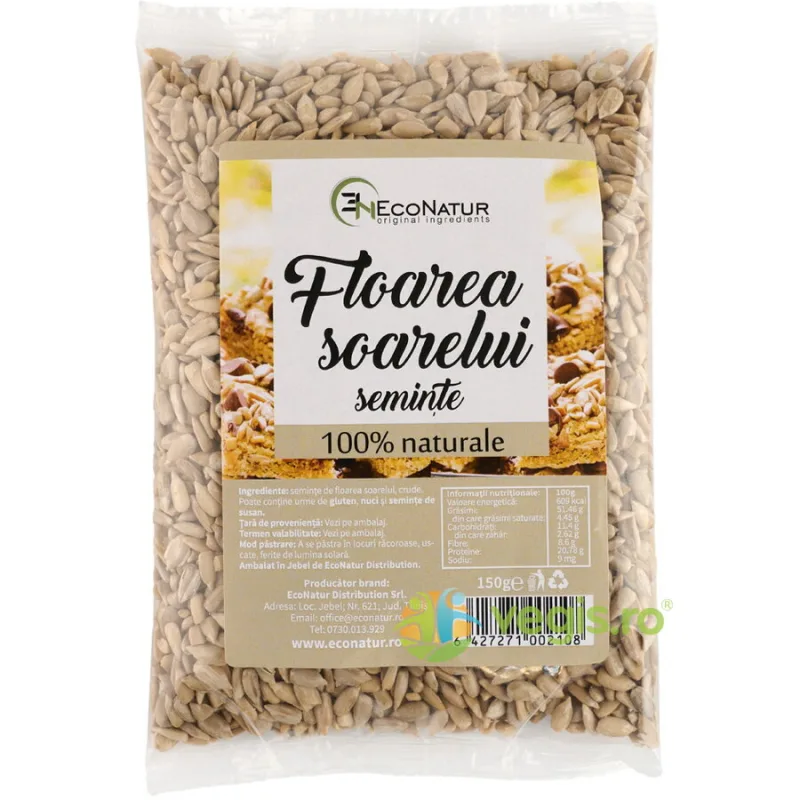 Seminte de Floarea Soarelui 150g ECONATUR — preț și oferte