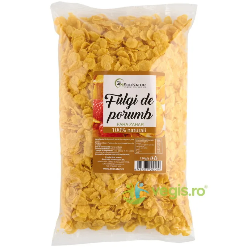 Fulgi de Porumb fara Zahar 250g ECONATUR — preț și oferte