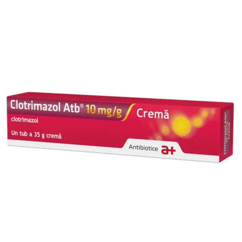 Clotrimazol Atb crema 10mg/g, Antibiotice | 35 g — preț și oferte