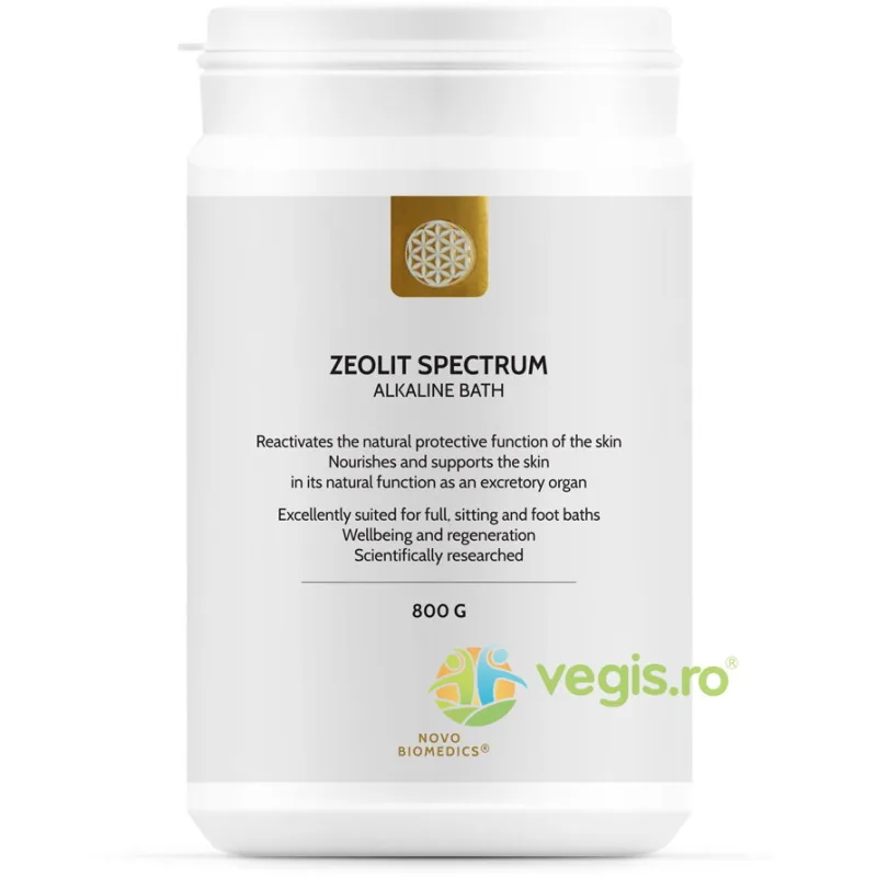 Zeolit Spectrum Sare de Baie Alcalina 800g NOVO BIOMEDICS — preț și oferte
