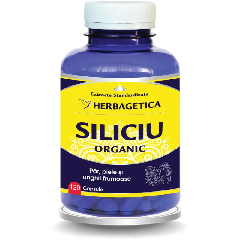 Siliciu Organic 120cps HERBAGETICA — preț și oferte