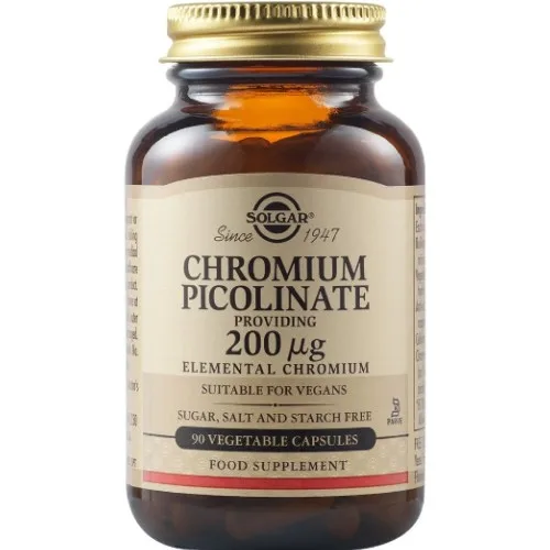 Chromium Picolinate 200mg 90cps, Solgar — preț și oferte