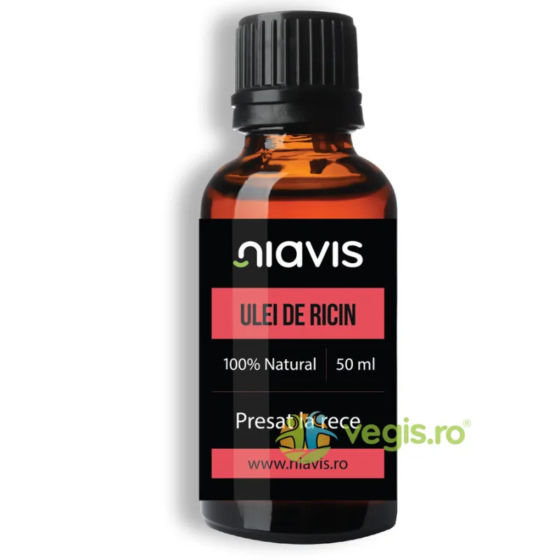 Ulei de Ricin Presat la Rece 50ml NIAVIS — preț și oferte
