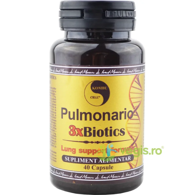 Pulmonario 3xBiotics 40cps Medica - Pro Natura — preț și oferte