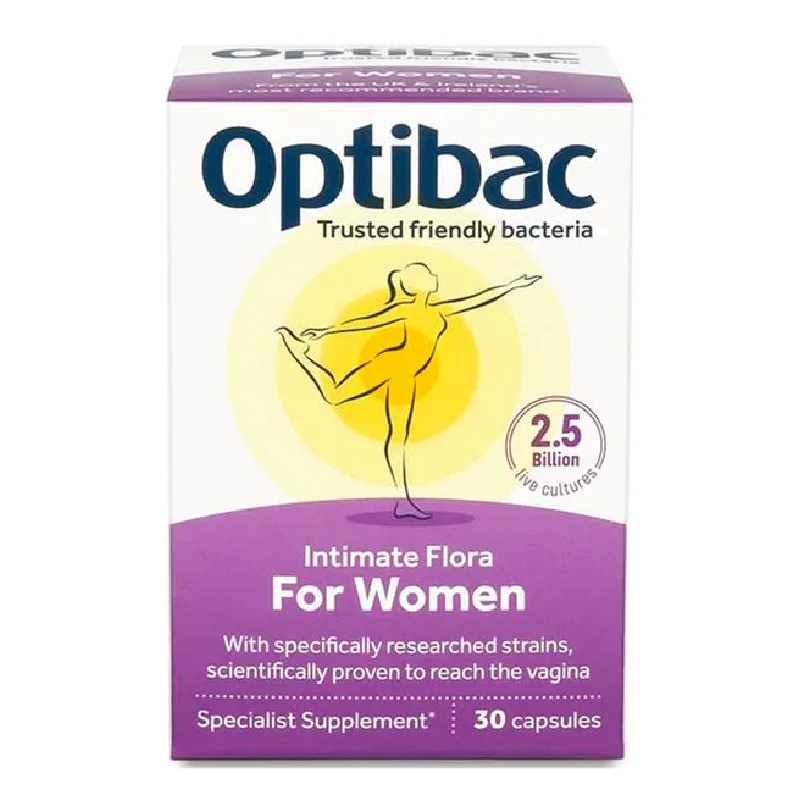 Probiotic pentru flora vaginala, 30 capsule, Optibac — preț și oferte