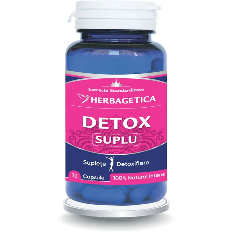 Detox Suplu 30cps HERBAGETICA — preț și oferte