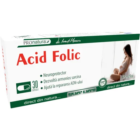 Acid Folic 30cps Medica - Pro Natura — preț și oferte