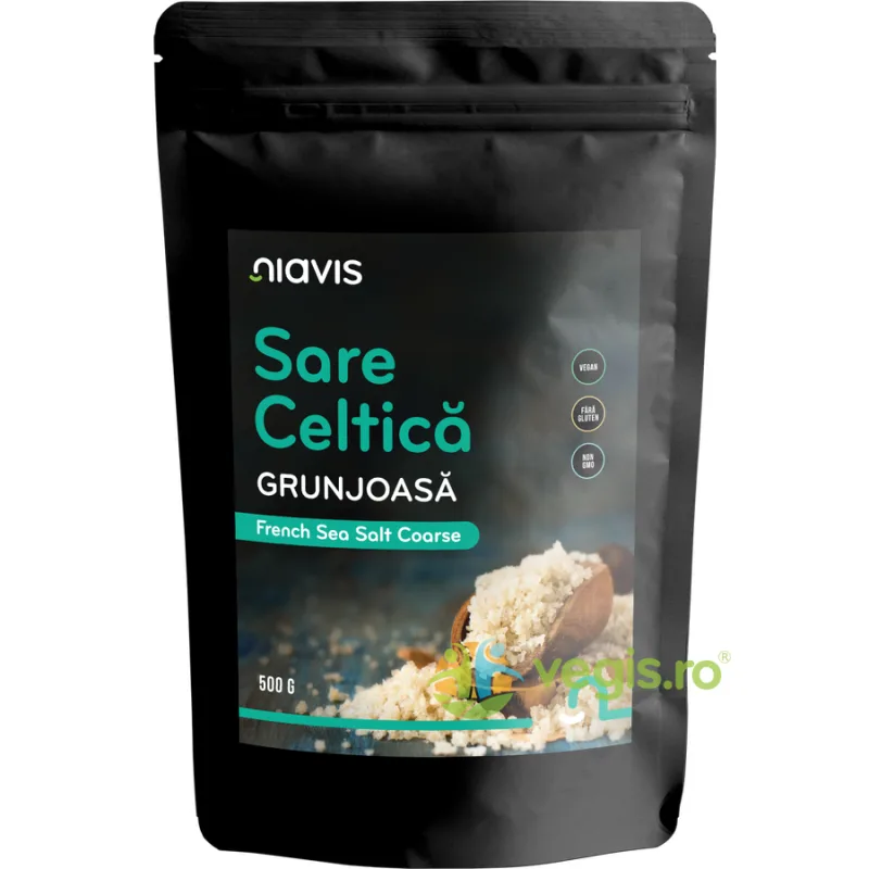 Sare Celtica Grunjoasa 500g NIAVIS — preț și oferte