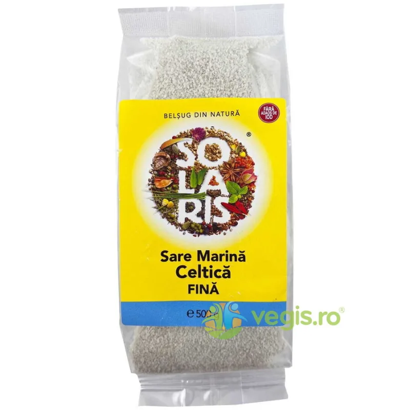 Sare Celtica Fina 500g SOLARIS — preț și oferte