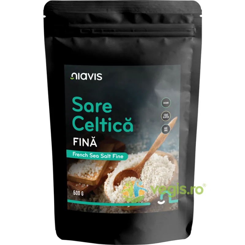 Sare Celtica Fina 500g NIAVIS — preț și oferte