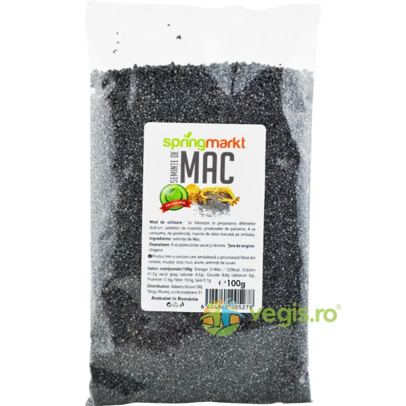 Seminte de Mac 100g springmarkt — preț și oferte