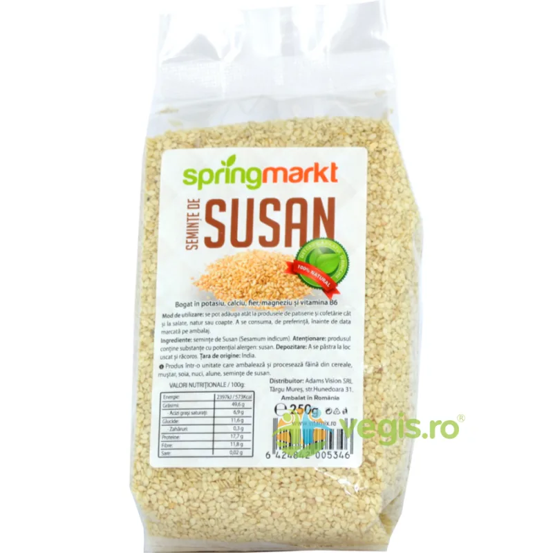 Seminte De Susan 250g springmarkt — preț și oferte