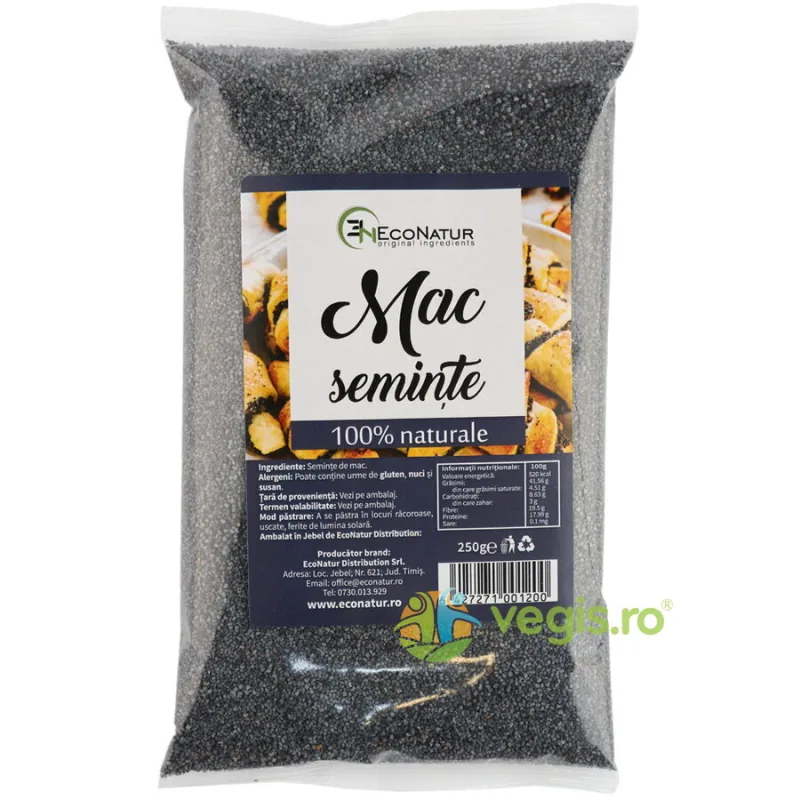 Seminte de Mac 250g ECONATUR — preț și oferte