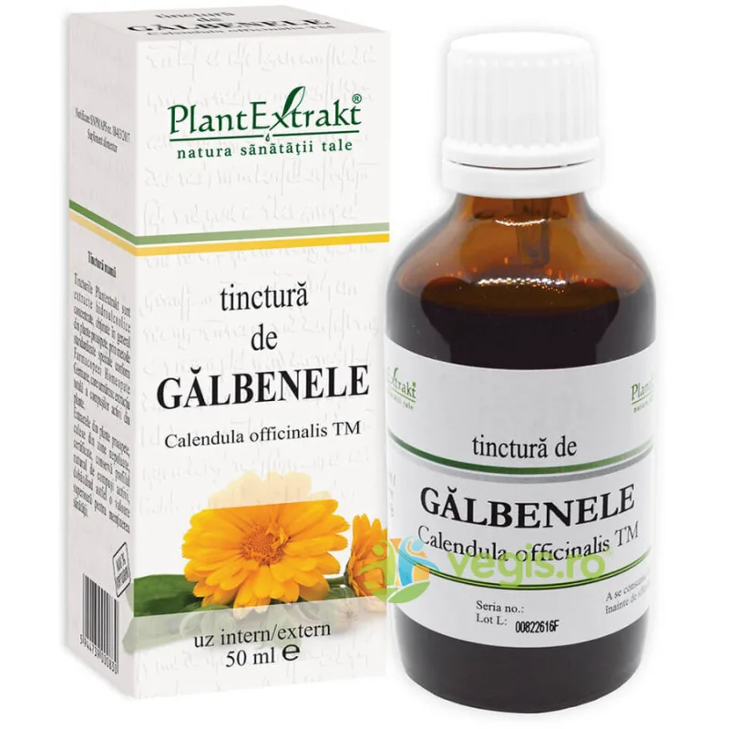 Tinctura Galbenele 50ml PLANTEXTRAKT — preț și oferte