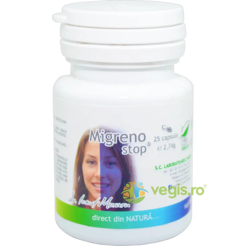 Migreno Stop 25cps Medica - Pro Natura — preț și oferte