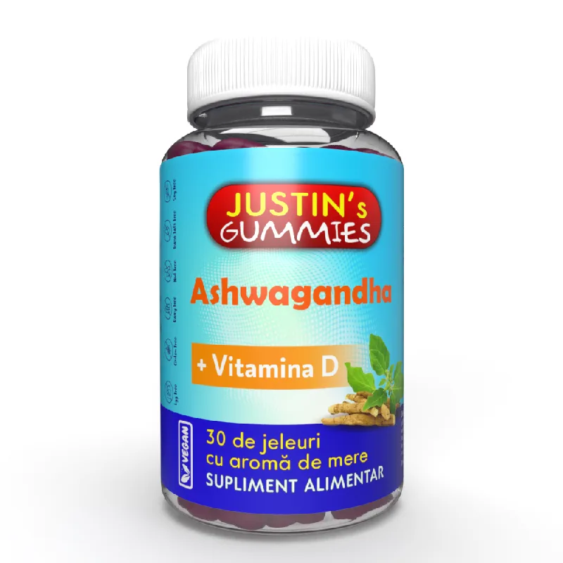 Ashwagandha, 30 jeleuri, Justin Pharma — preț și oferte