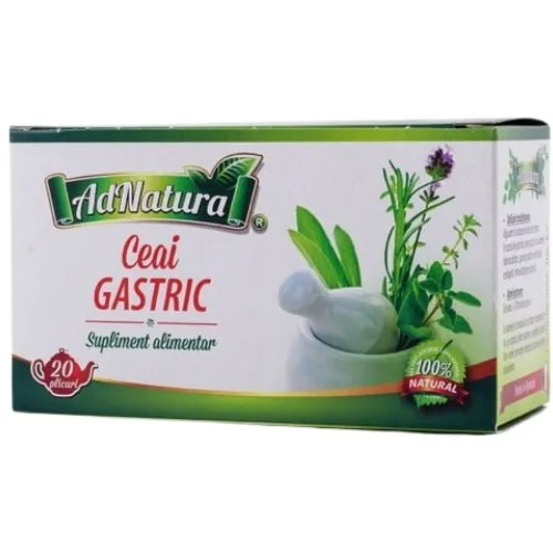 Ceai Gastric, 20 plicuri, AdNatura — preț și oferte