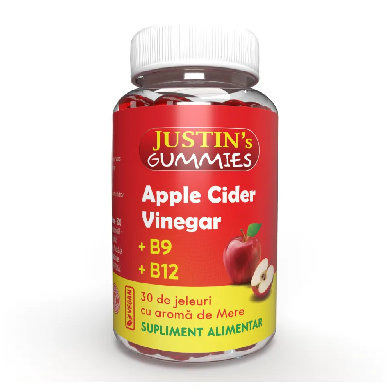 Apple Cider Vinegar, 30 jeleuri, Justin Pharma — preț și oferte