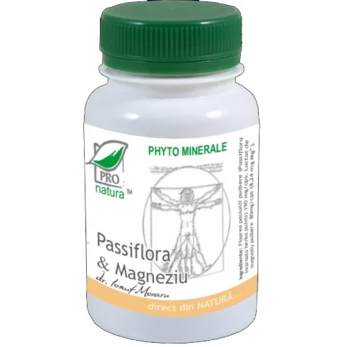 Passiflora&magneziu 60cps Pro Natura — preț și oferte