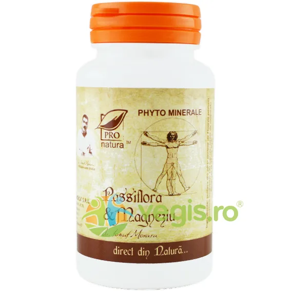 Passiflora + Magneziu 60cps Medica - Pro Natura — preț și oferte