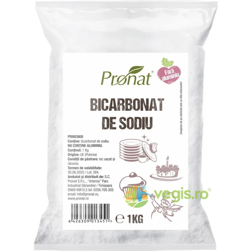 Bicarbonat de Sodiu 1kg PRONAT — preț și oferte
