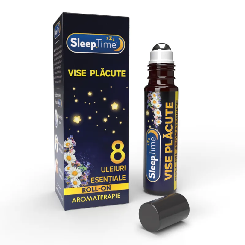Roll-on aromaterapie SleepTime Vise placute, 10 ml, Justin Pharma — preț și oferte