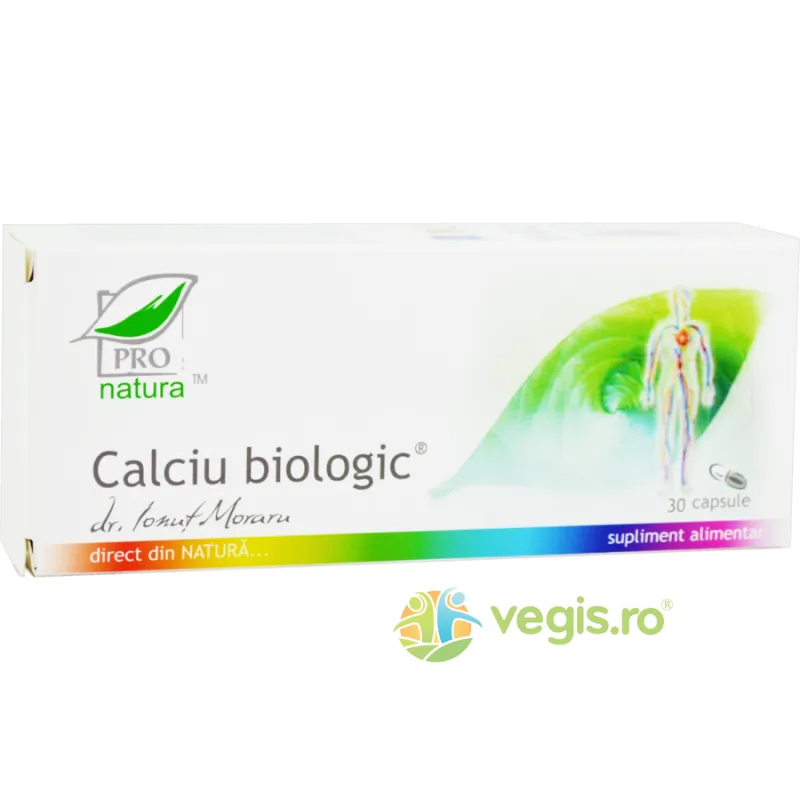 Calciu Biologic 30cps Medica - Pro Natura — preț și oferte