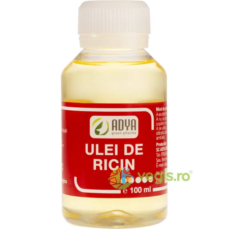 Ulei de Ricin 100ml Adya GreenPharma — preț și oferte