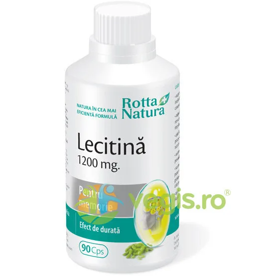 Lecitina 1200mg 90cps ROTTA NATURA — preț și oferte