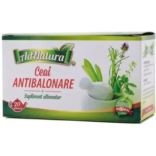 Ceai Antibalonare, 20 plicuri, AdNatura — preț și oferte
