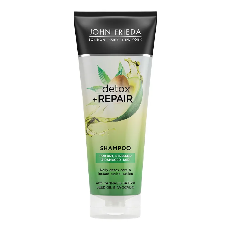 Sampon reparator pentru par deteriorat Detox+Repair, 250 ml, John Frieda — preț și oferte